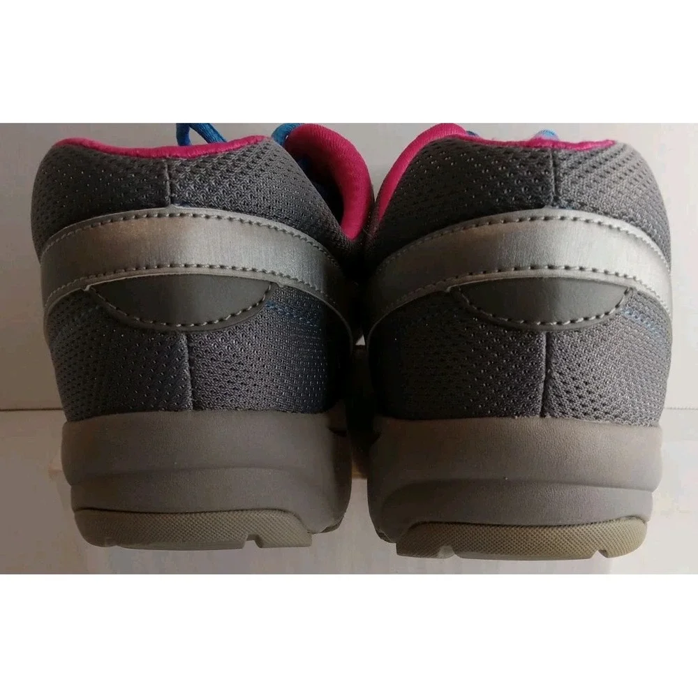 Vionic Alliance Grey Pink Blue Mesh Walking Shoes Sneakers Women's 9